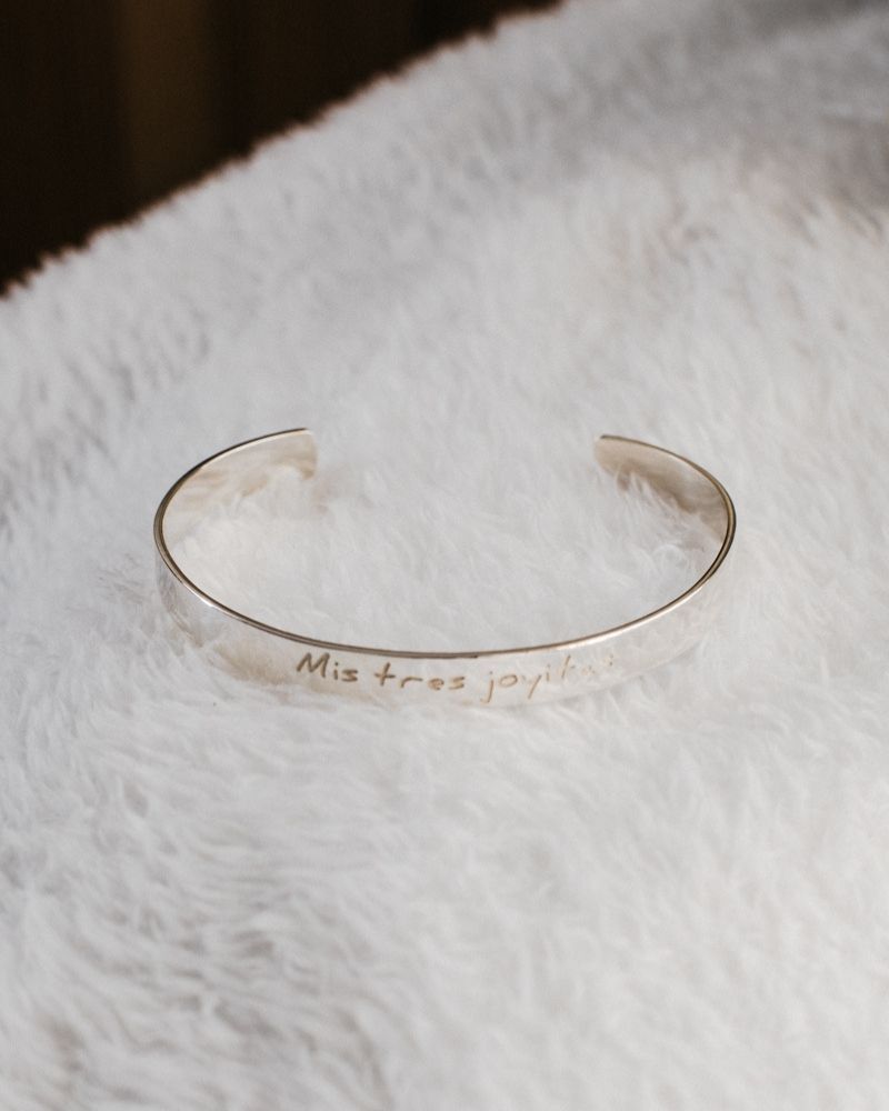 Armband Message SILBER
