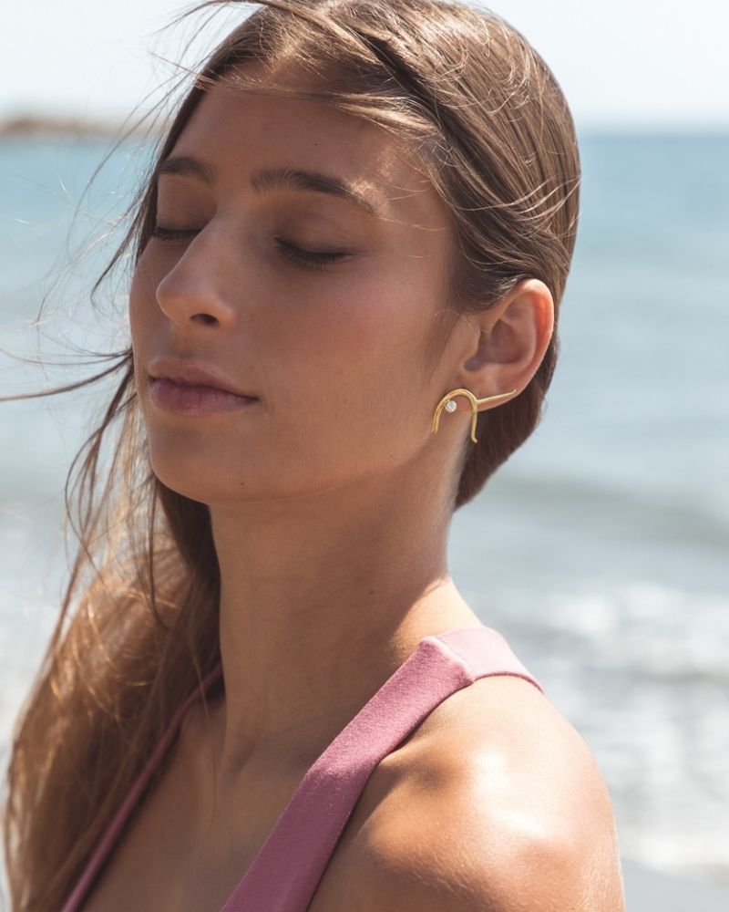 Ohrringe EKA PADA URDHVA DHANURASANA