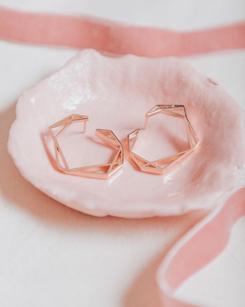Pendientes ROSA