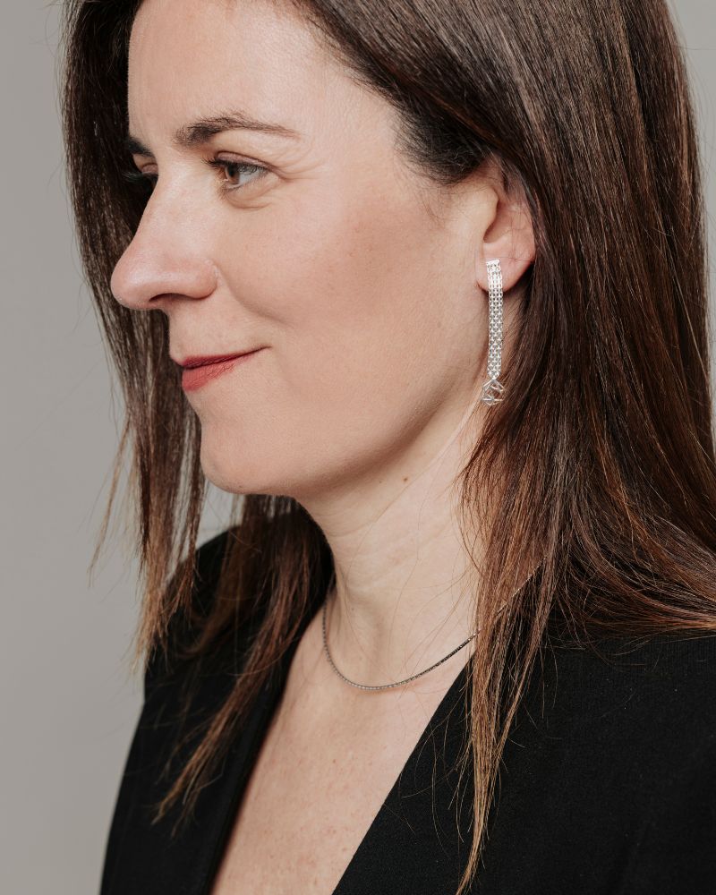 Pendientes cadena PLANA