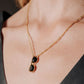 Detalle del Colgante Unisex gafas plata chapada en oro yonix_Joyería Artesanal Sostenible_Luz de Nehca