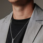 Colgante Unisex  para hombre y mujer gafas plata onix_Joyería Artesanal Sostenible_Luz de Nehca