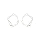 Pendientes de aro plata sostenible